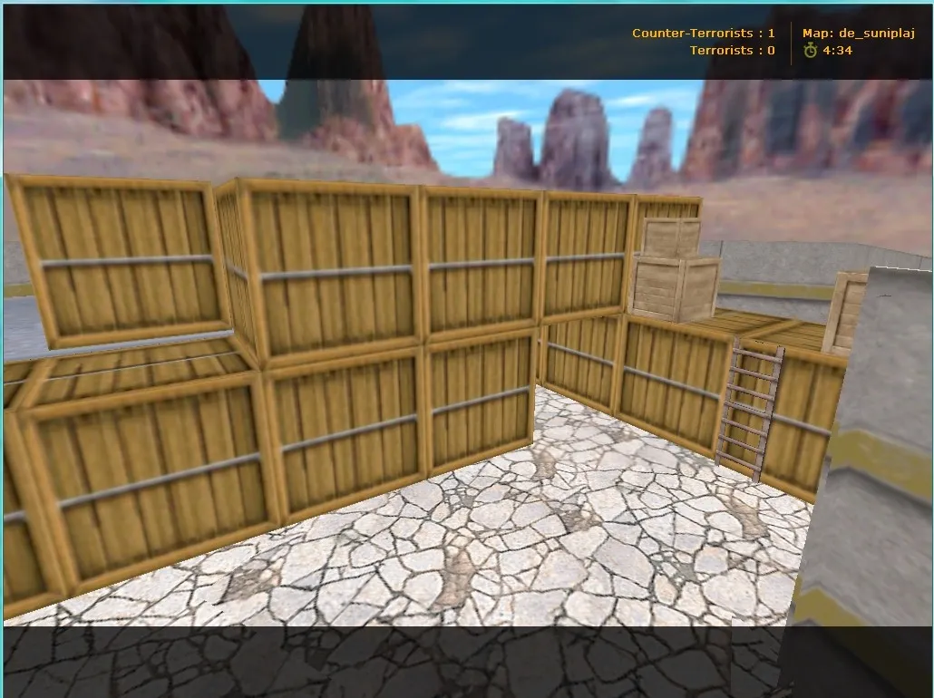 Скриншот Карта de_suniplaj для Counter-Strike 1.6: тактика и особенности