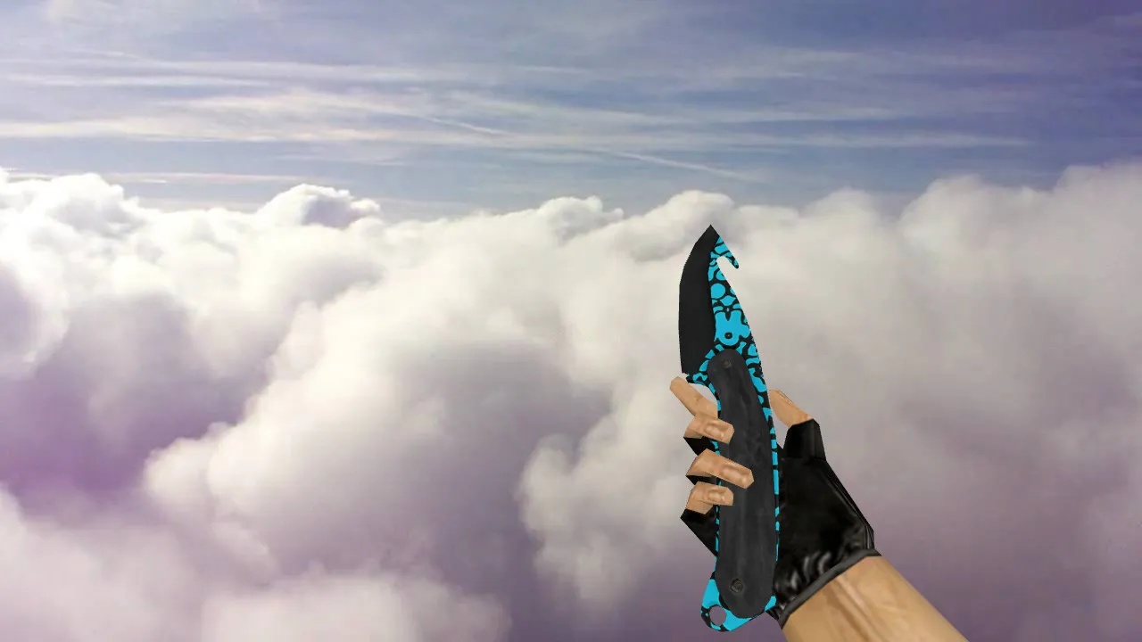 Скриншот Модель «Gut Knife Bussta» для CS 1.6: v_ w_ p_ файлы, звуки, анимация осмотра, текстуры и настройка