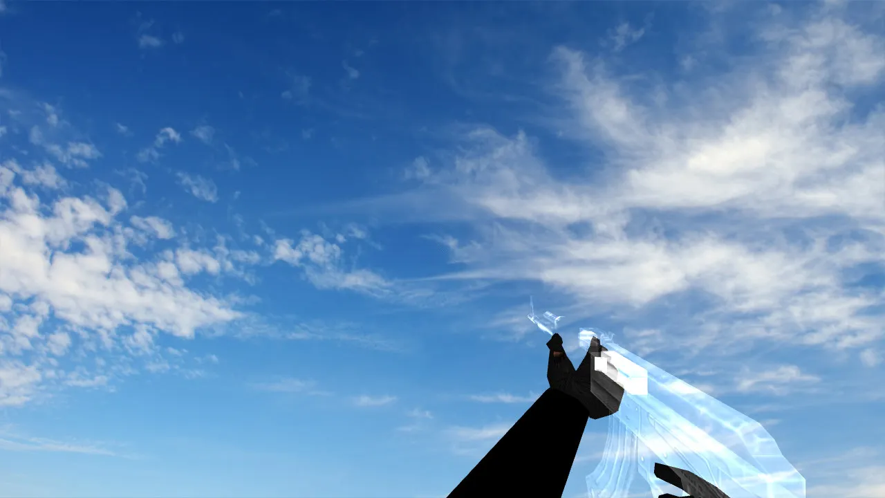 Скриншот Пак прозрачных моделей оружия v_ п_ w_ для CS 1.6: звуки, анимация осмотра, качество текстур