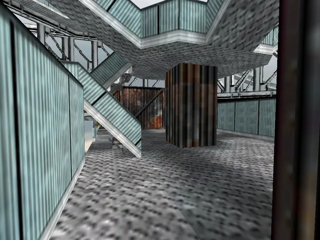 Скриншот  Карта «ge_cradle_battle» для CS 1.6: Тактические элементы и баланс