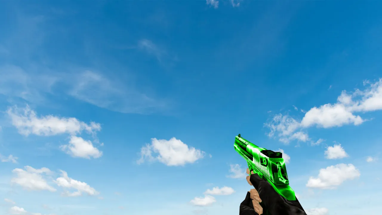 Скриншот Модель «Default Deagle Green» для CS 1.6 - Скачай сейчас