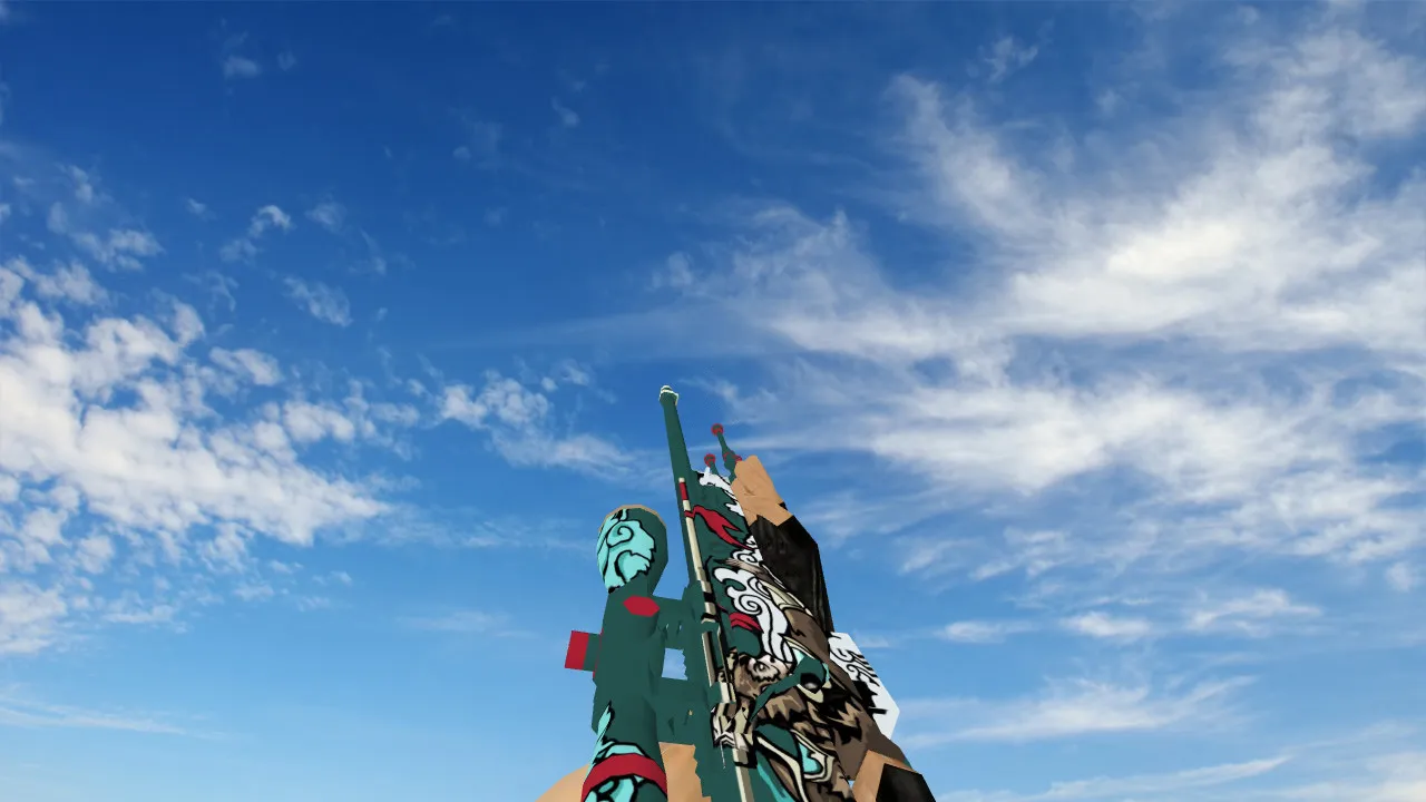 Скриншот Модель AWP Monkey King для CS 1.6 - Идеальный выбор для снайперов