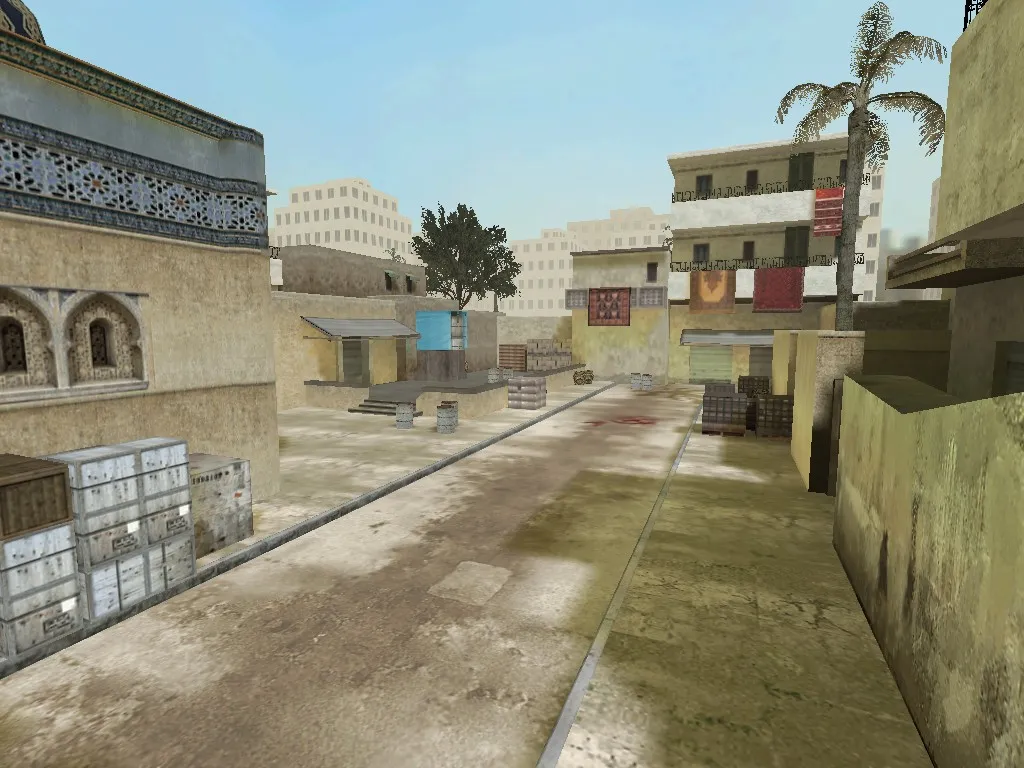 Скриншот Карта csg_dust для CS 1.6: точки сторон, .nav для ботов, оптимизация wpoly/epoly и баланс раундов