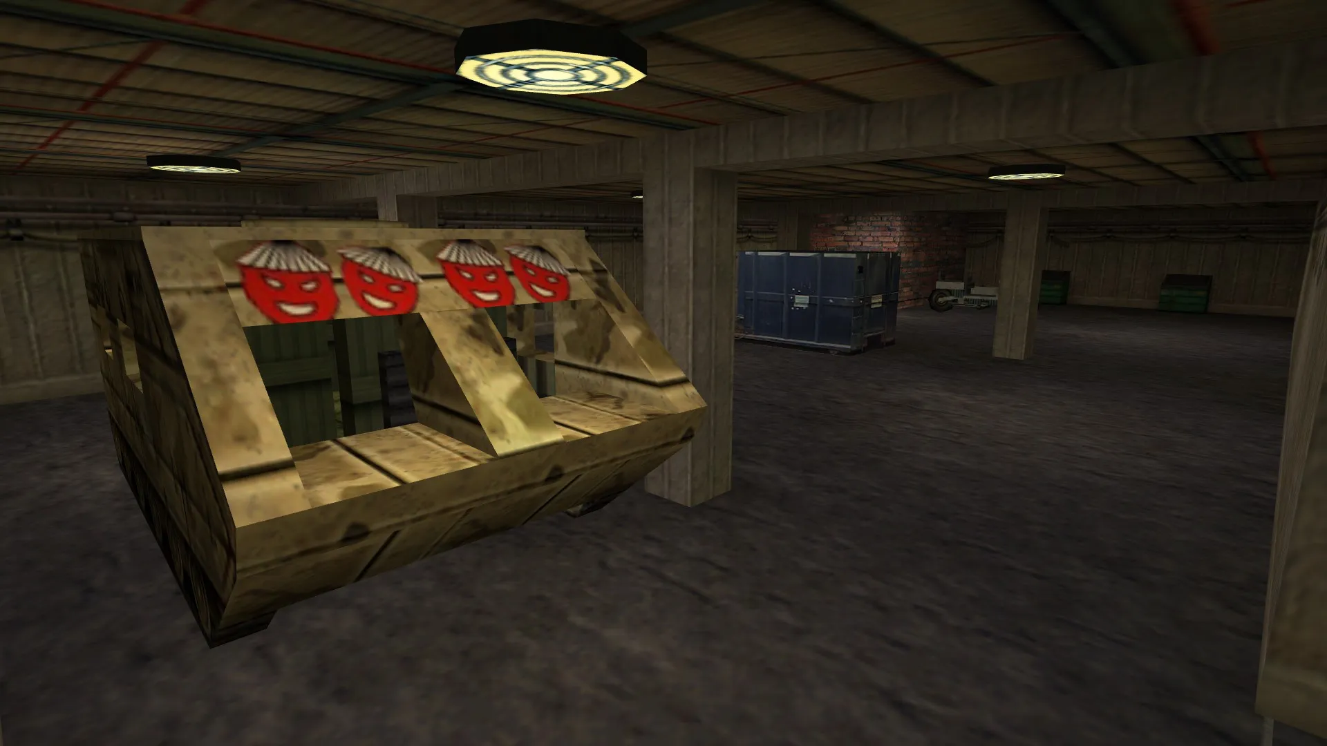 Скриншот  Карта «cc_secret_base» для CS 1.6: точки, тактика за Terror и CT, настройка для сервера и ботов