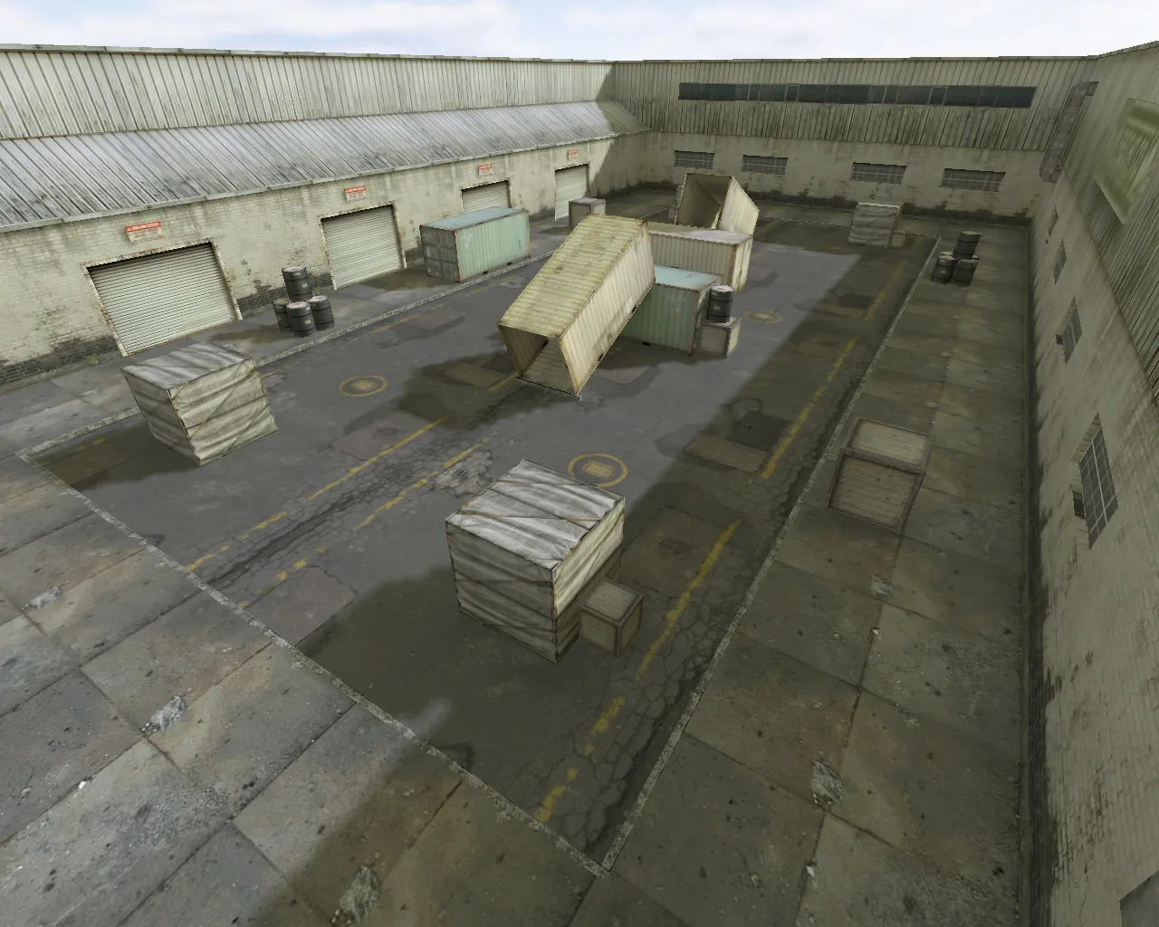 Скриншот  Карта «awp_white» для CS 1.6: баланс точек, раунды на AWP, точки под плант/дефьюз и .nav для ботов