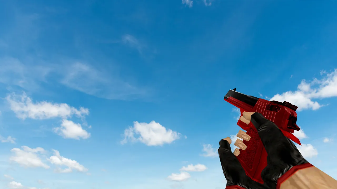 Скриншот Модель Default Deagle Black and Red для CS 1.6 - Всё для Игры