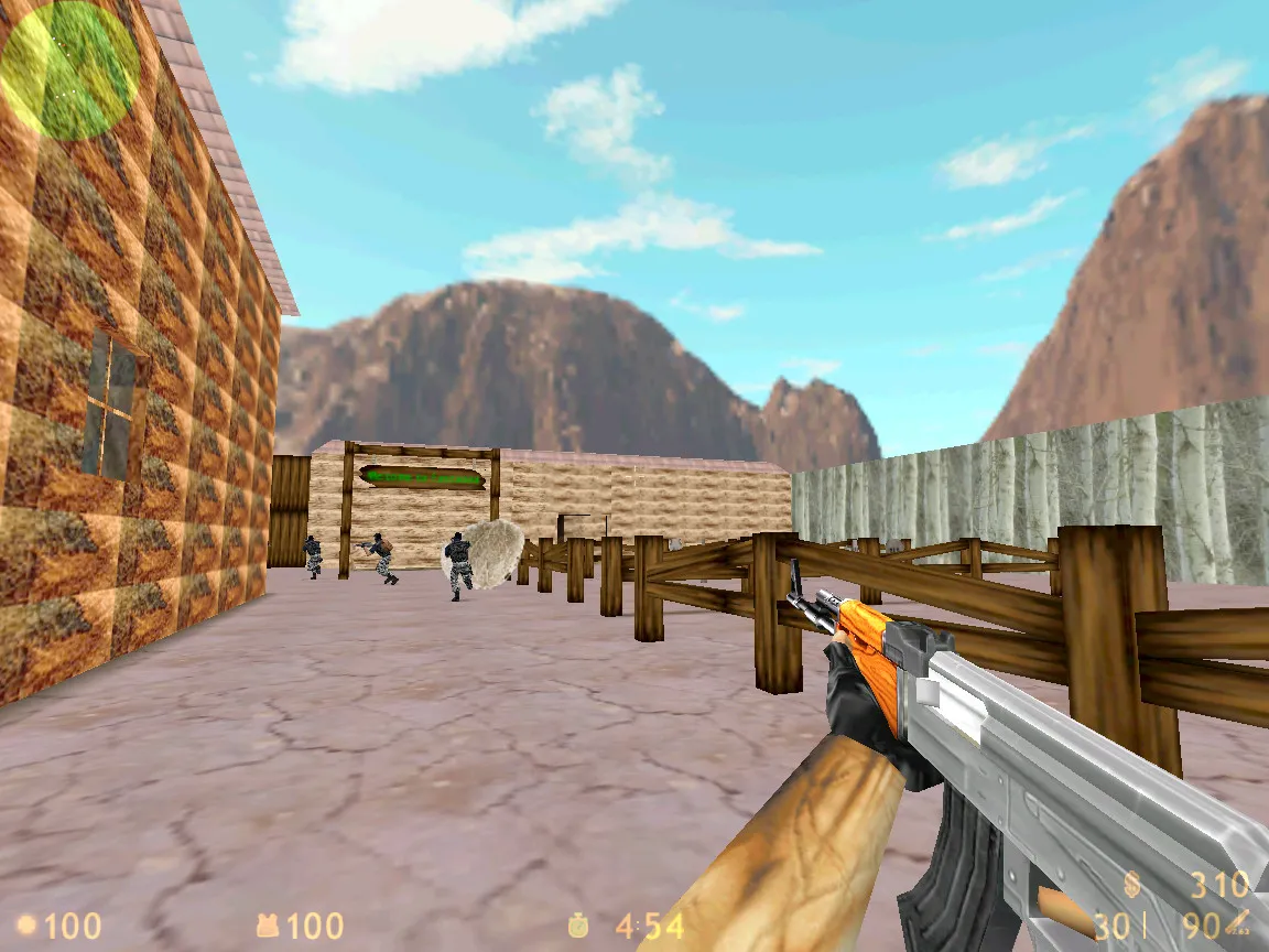 Скриншот  de_eastwood для CS 1.6: обзор карты, точки, тактика за Т и КТ, .nav и оптимизация