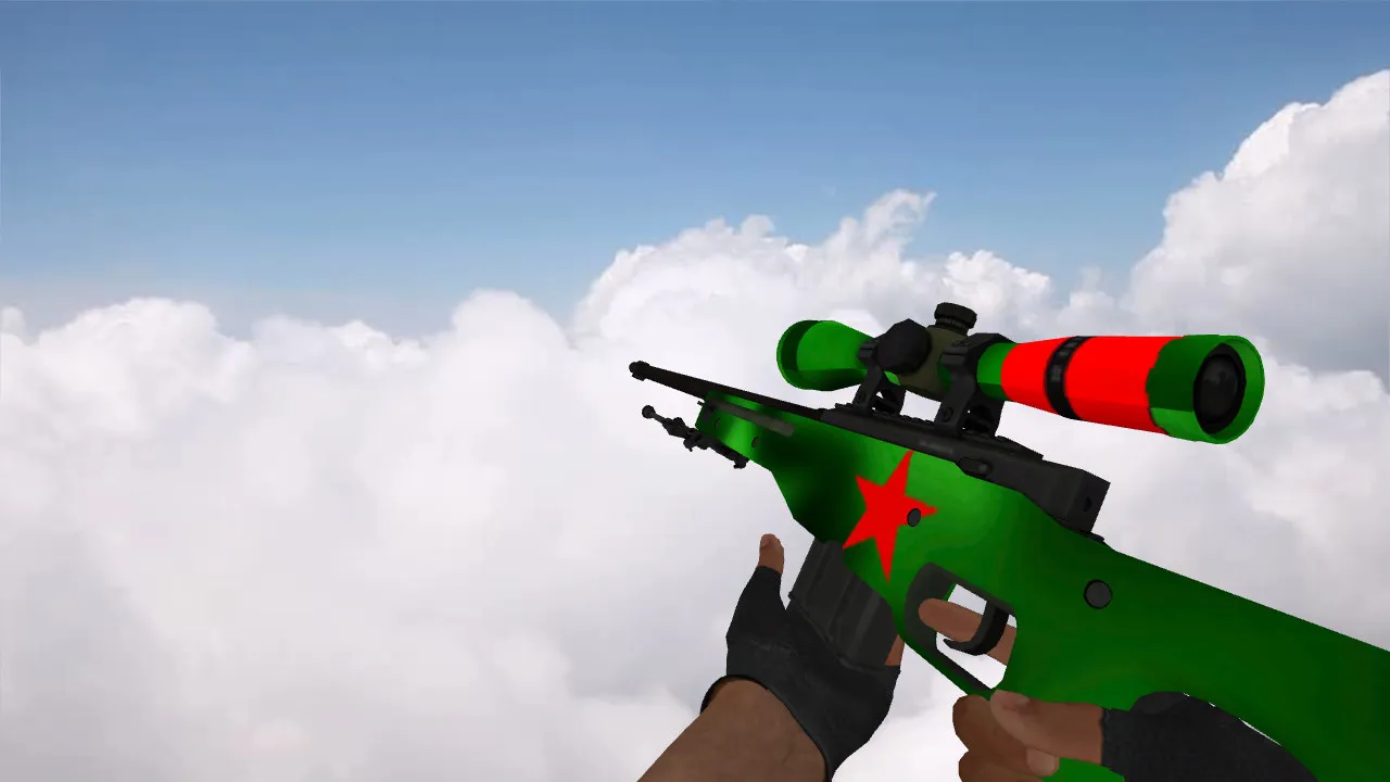 Скриншот Модель AWP Redstar для CS 1.6 - Качественная замена