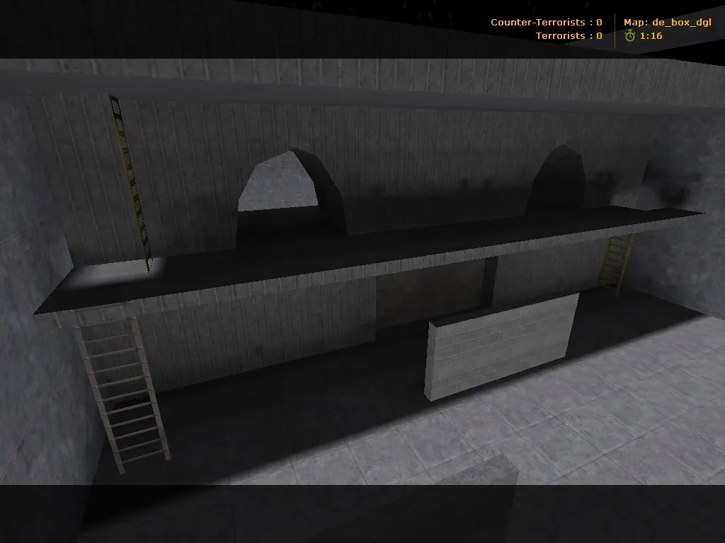 Скриншот  Карта de_box_dgl для CS 1.6: точки, баланс сторон, .nav для ботов и настройки оптимизации