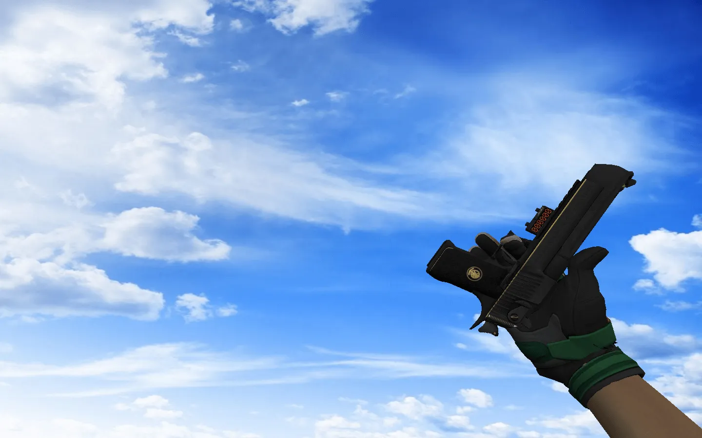 Скриншот Пак оружия CS 1.6 с ☆ мотоциклетными перчатками «Черепаха»: AK-47, AWP, ножи и керамбиты с осмотром