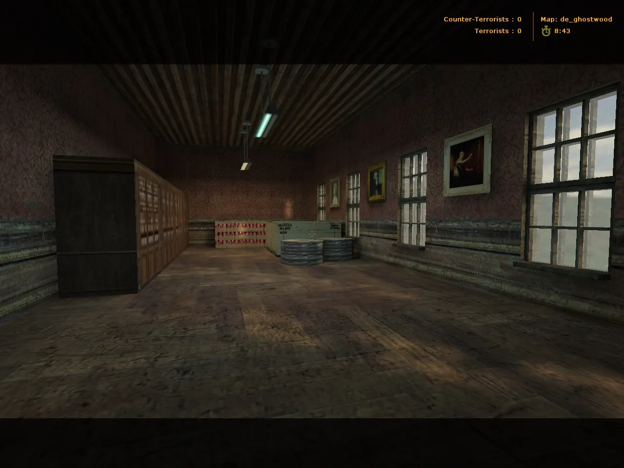 Скриншот  de_ghostwood для CS 1.6: обзор DE-карты, точки, маршруты и настройки ботов