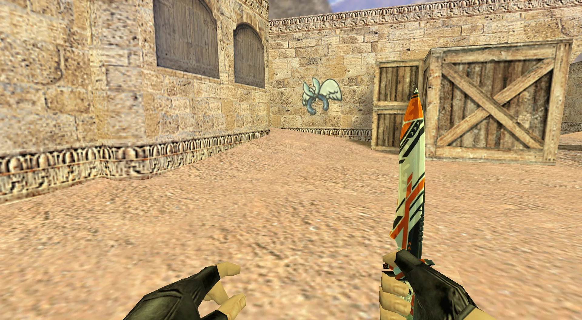 Скриншот Граффити «Крылатый сапер» для CS 1.6 - уникальное оформление