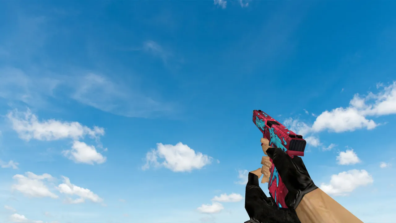 Скриншот Модель «Стандартный Glock Дух воды» для CS 1.6