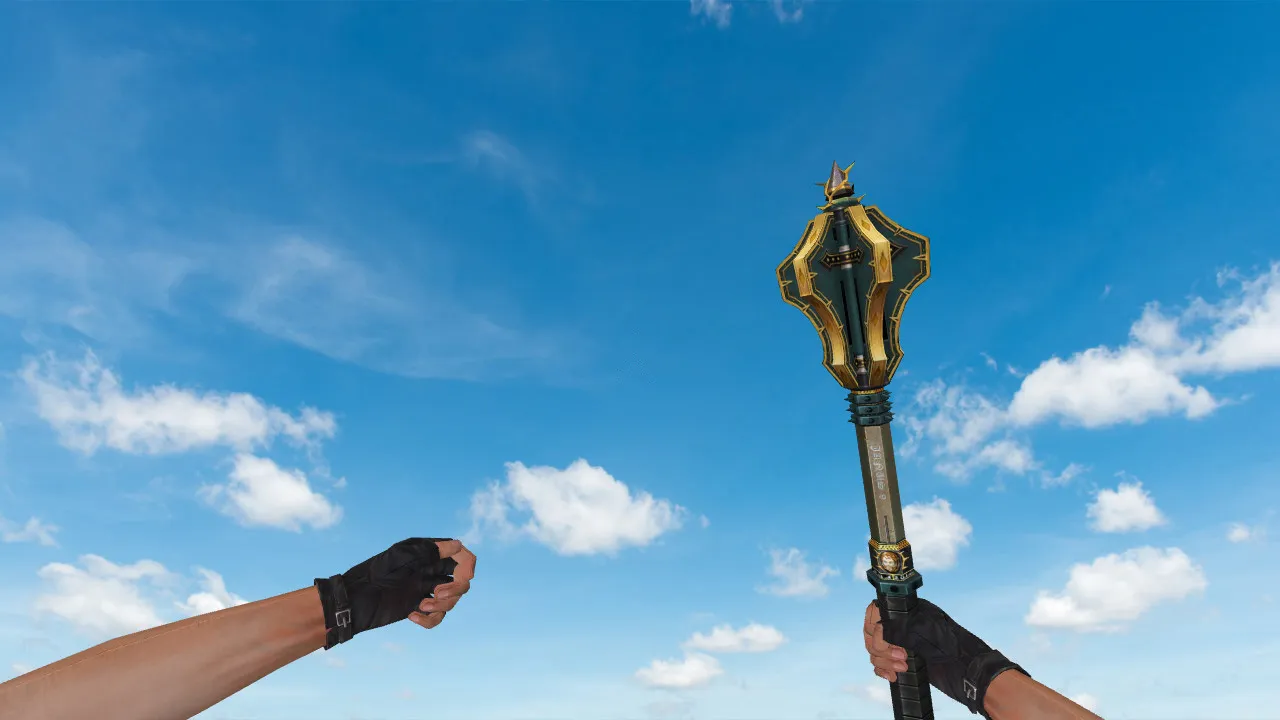 Скриншот Модель ножа «JANUS-9» для CS 1.6: v_, p_, w_ файлы, звук, анимация осмотра и качество текстур