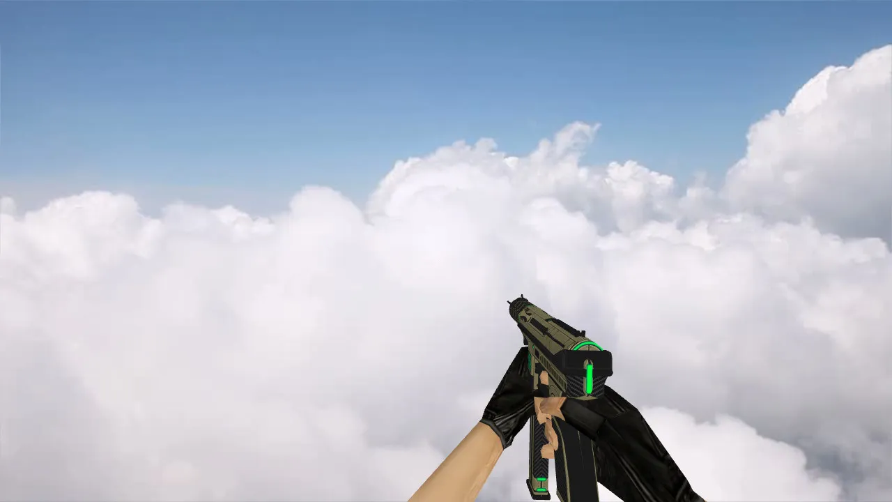 Скриншот Модель TEC-9 Cyber для CS 1.6 - Оружие с уникальным дизайном