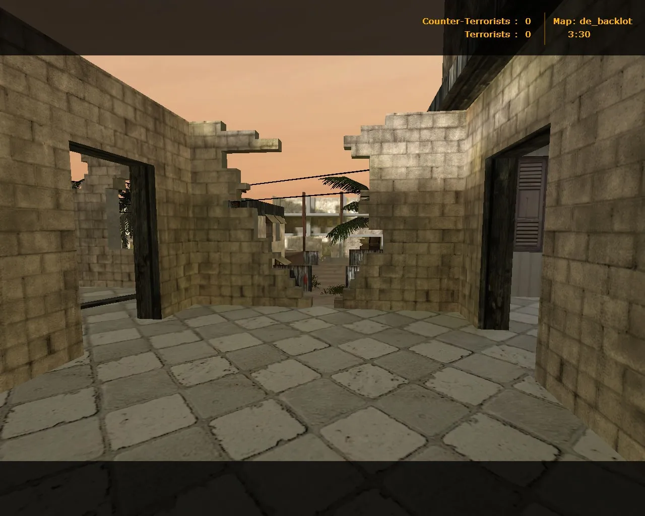 Скриншот Карта «de_backlot» для CS 1.6