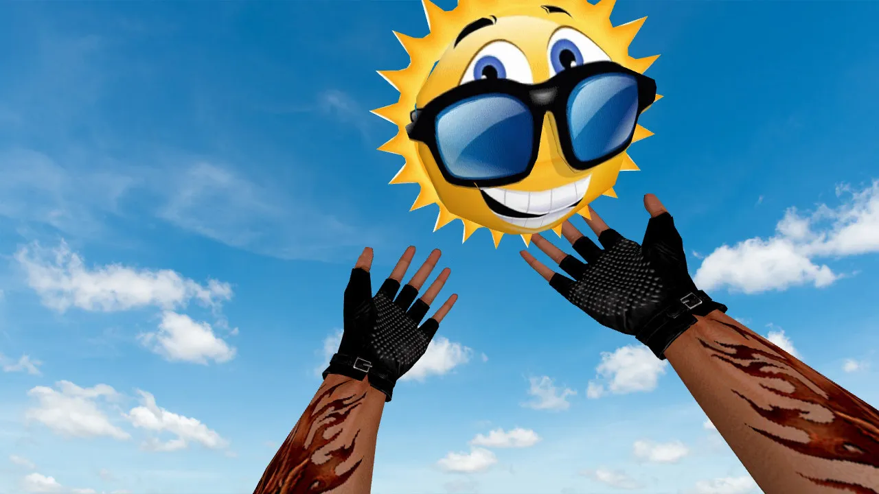 Скриншот Модель «Sunny Smile Grenade» для CS 1.6: v_ p_ w_ модель, звуки, осмотр, текстуры