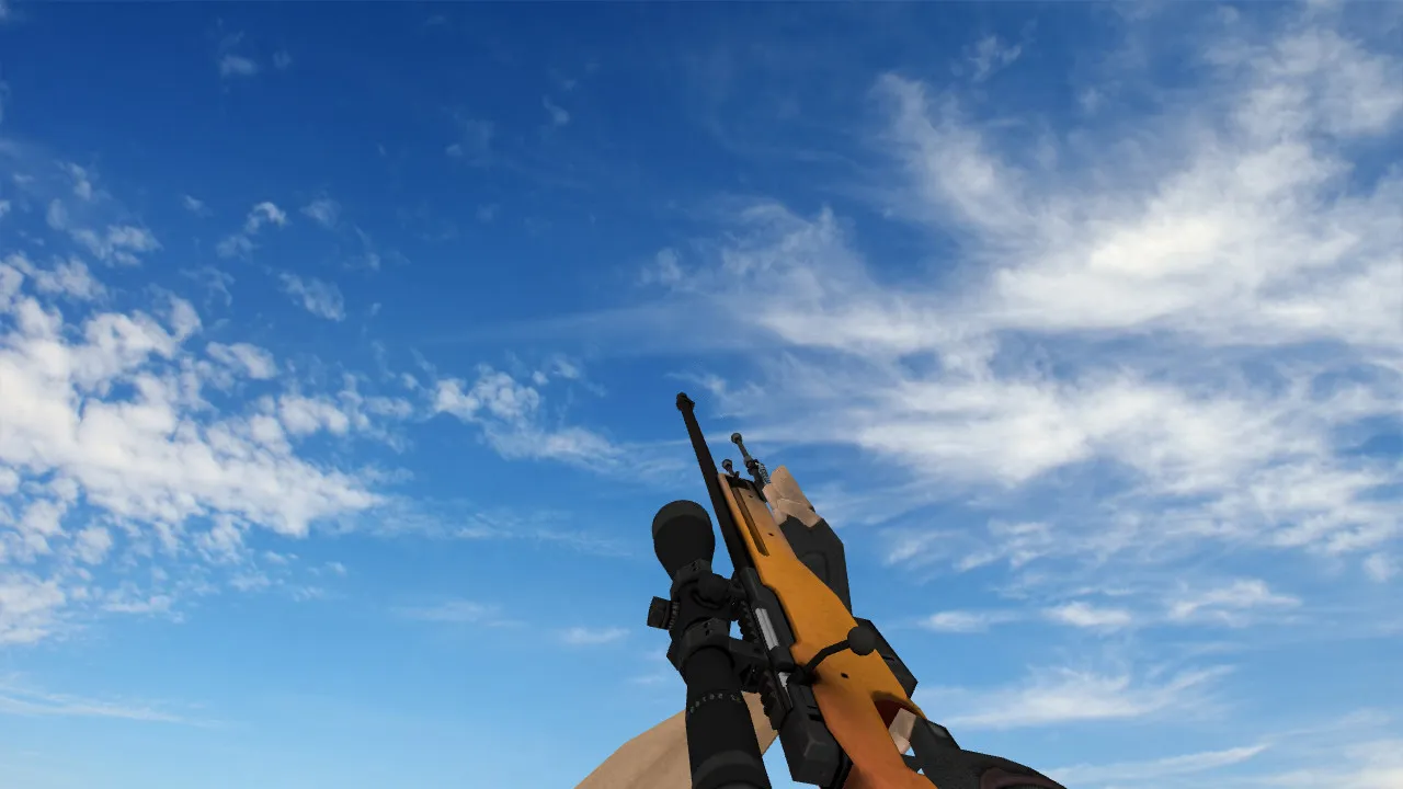 Скриншот Модель AWP «Градиент» для CS 1.6 - Уникальный скин для точной стрельбы