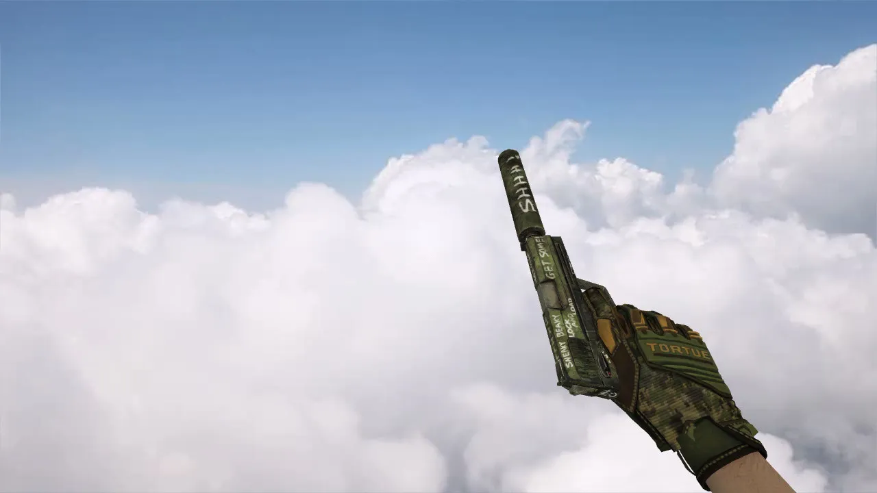 Скриншот Модель «USP «Взгляд в прошлое»» для CS 1.6 - Оружие с уникальным стилем