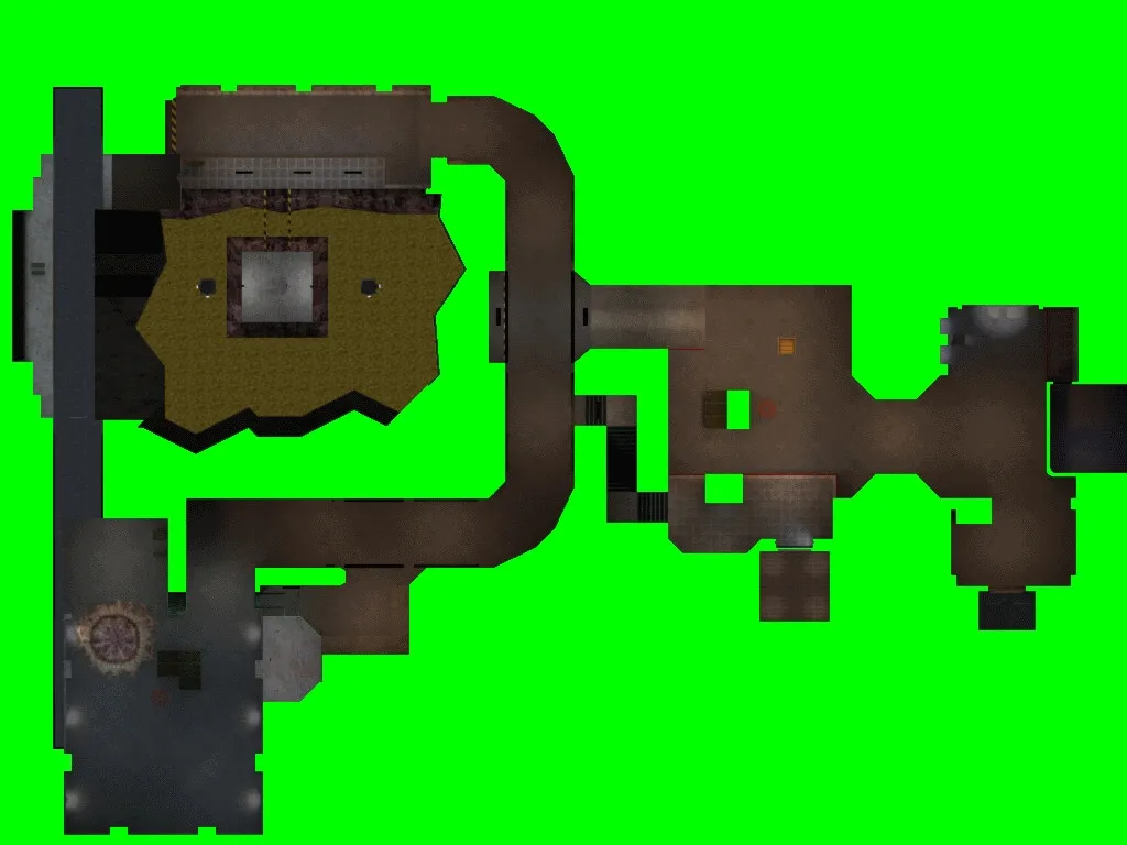 Скриншот  Карта de_lambda_bunker для Counter-Strike 1.6: Описание и Тактика