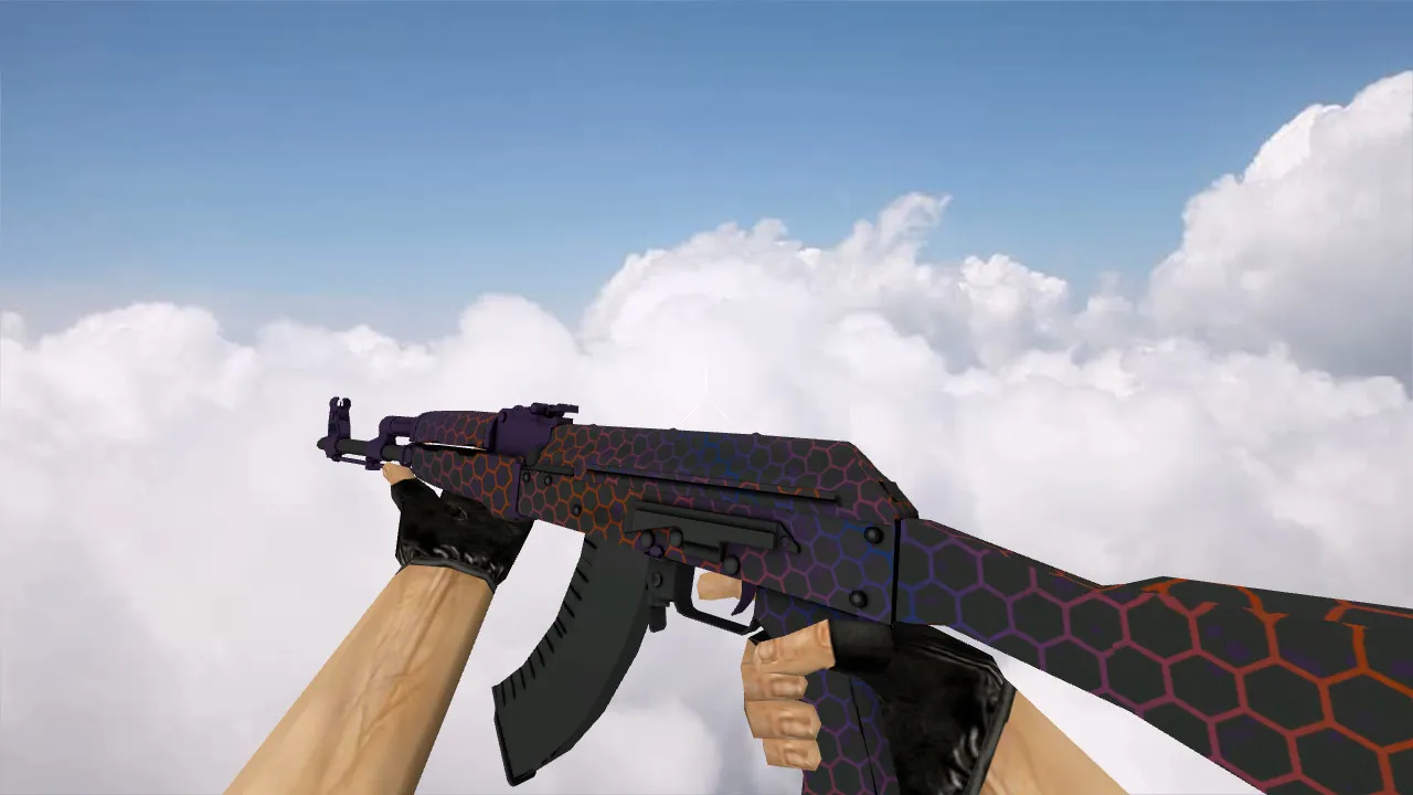 Скриншот Модель «AK-47 «Электрический улей»» для CS 1.6 - Обзор и загрузка