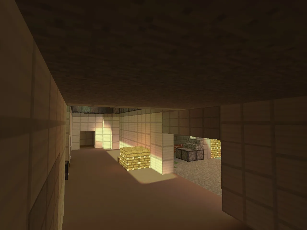 Скриншот  Карта de_cache_minecraft для CS 1.6: планировка, тактика Т/КТ, .nav для ботов, оптимизация