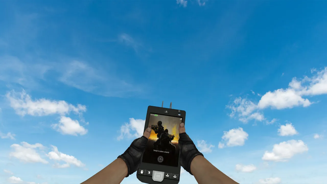 Скриншот Модель «Бомба планшет» (C4) для CS 1.6: v_ / p_ / w_ модели, звуки, анимация осмотра