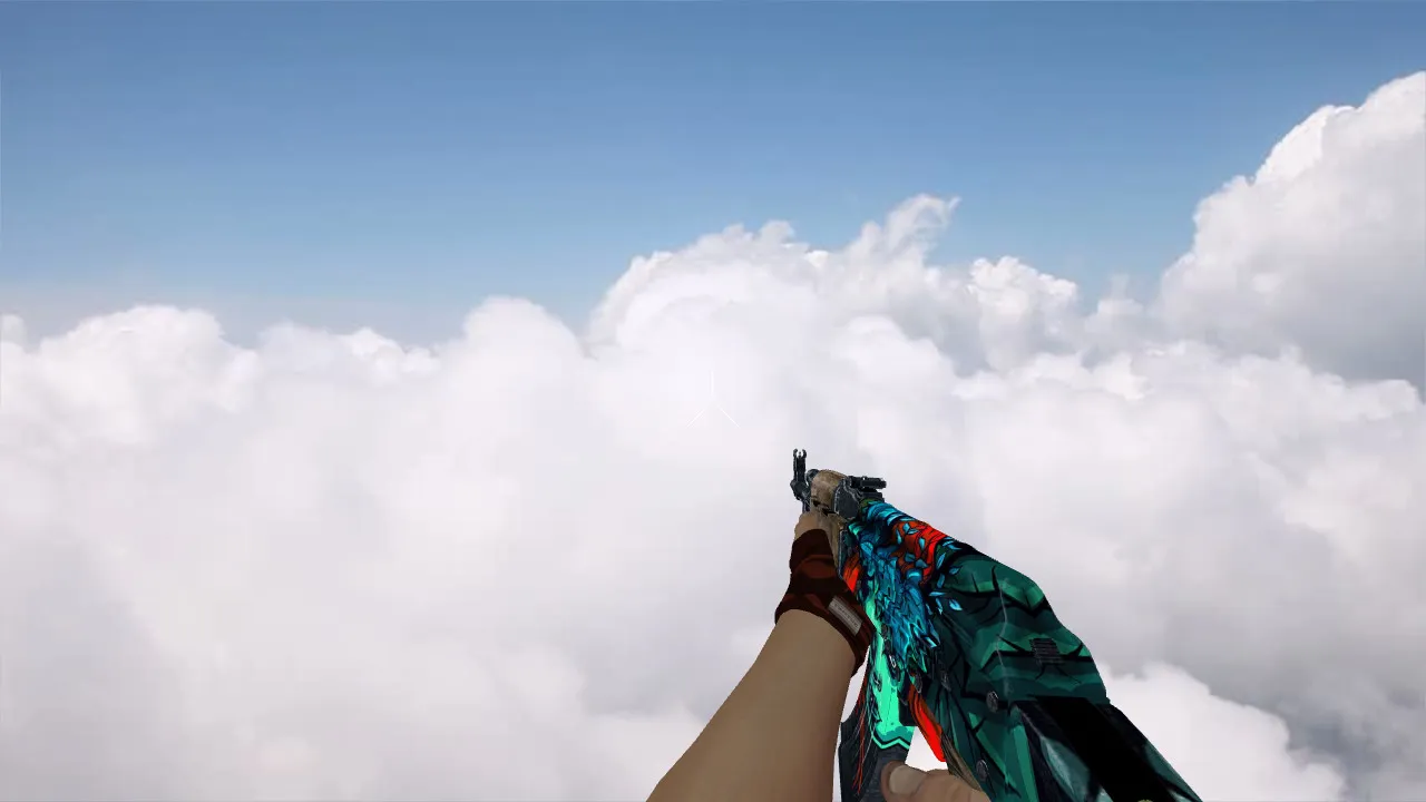 Скриншот Модель «AK-47 Cursed Ivy» для CS 1.6 - Скачай сейчас