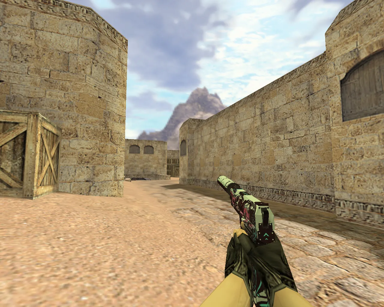 Скриншот Модель «USP Неонуар» для CS 1.6 - Погружение в мир игры