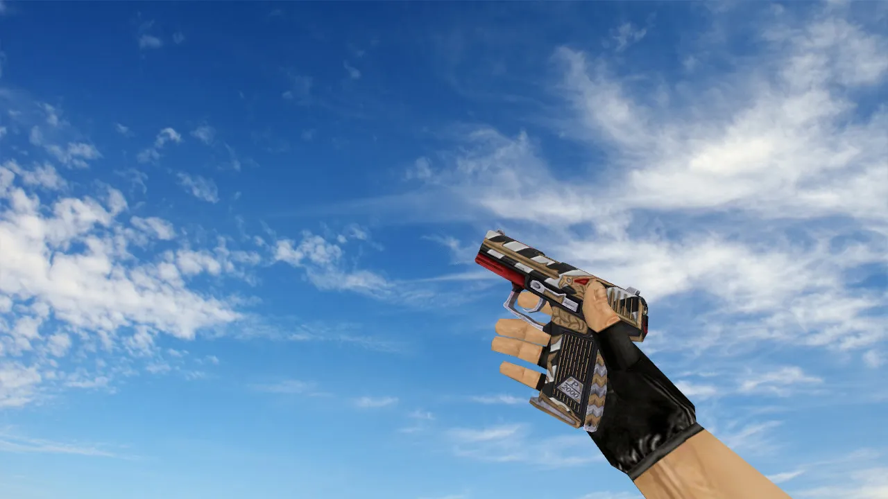 Скриншот Модель P2000 Faust для CS 1.6 - Качественные текстуры и анимации