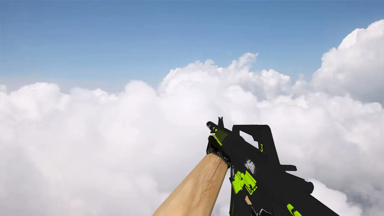 Скриншот Модель «M4A1 Machine» для CS 1.6: v_ и p_ модели, w_ текстуры, звук и анимация осмотра