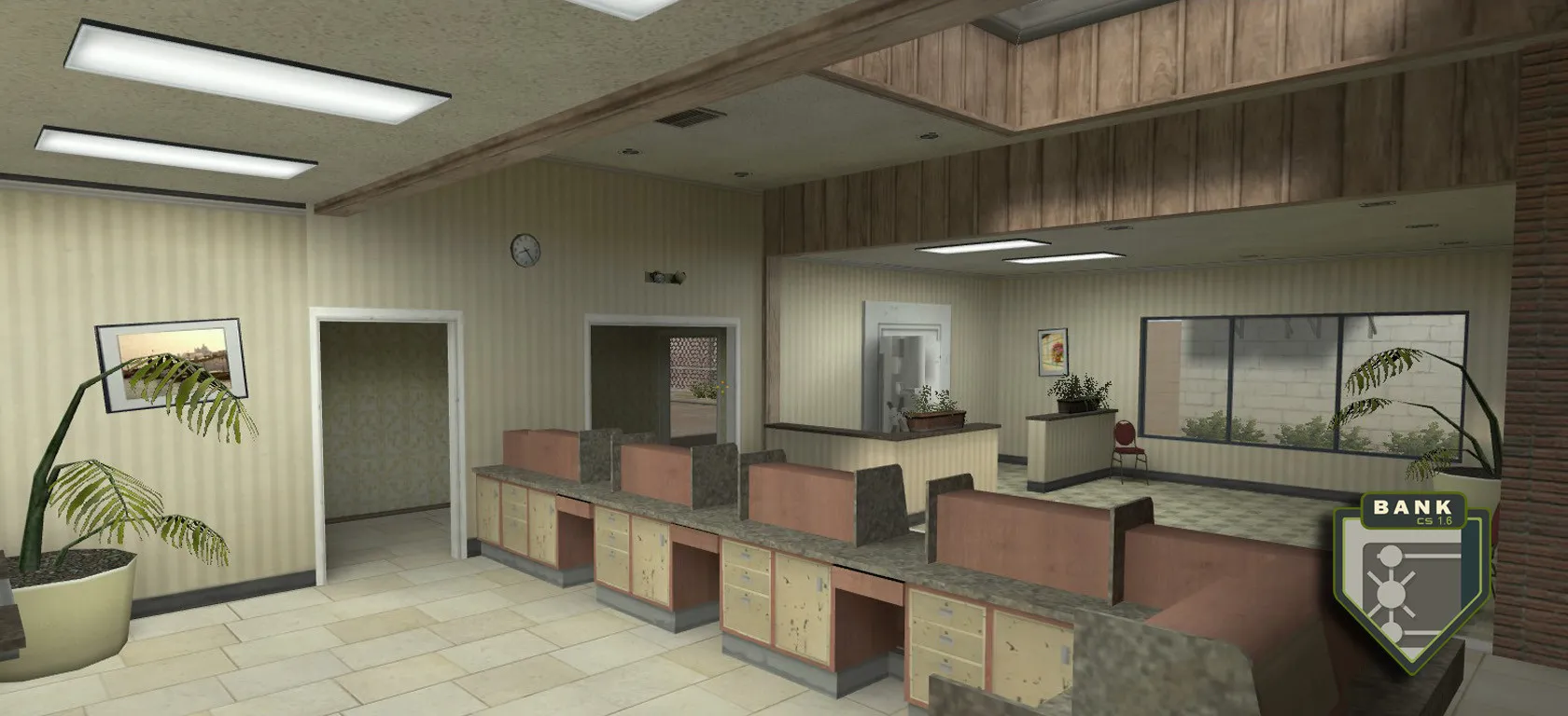 Скриншот de_bank_csgo для CS 1.6: разбор точек, маршрутов и настроек карты