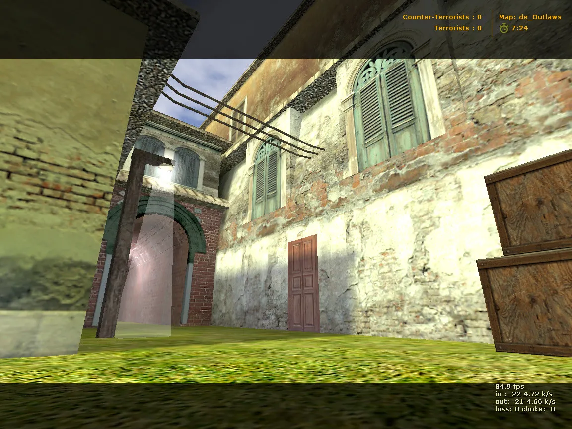 Скриншот  de_cuba карта для CS 1.6: баланс сторон, точки, .nav и оптимизация wpoly/epoly