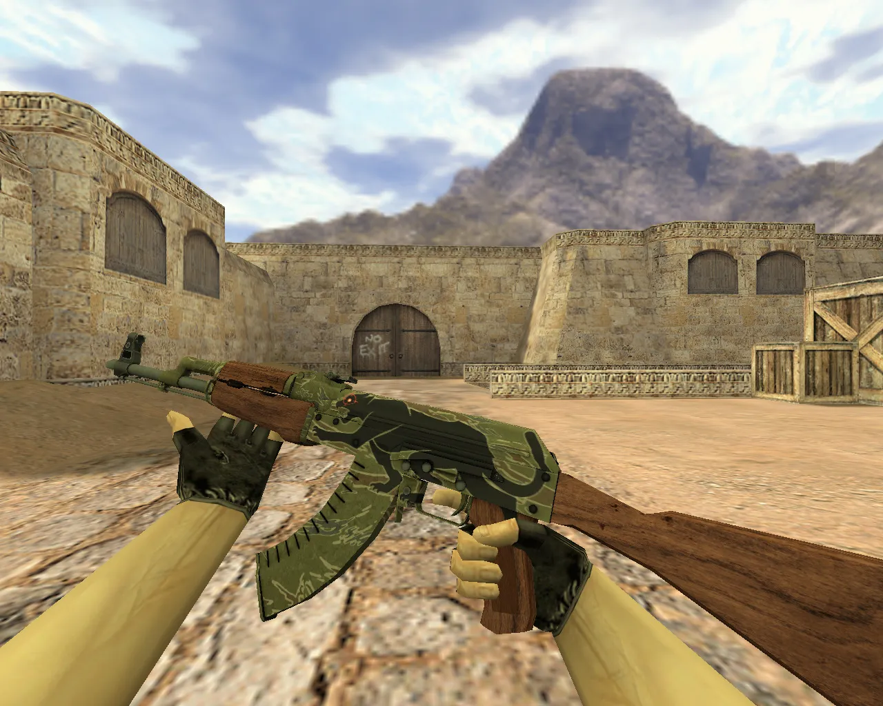 Скриншот Модель АК-47 Ягуар для CS 1.6 - Уникальный Скин для Вашего Оружия