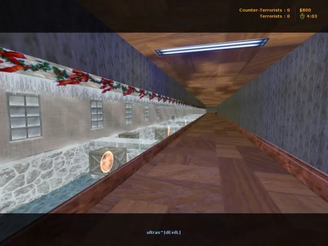 Скриншот Карта «deathrun_alleywinter» для CS 1.6
