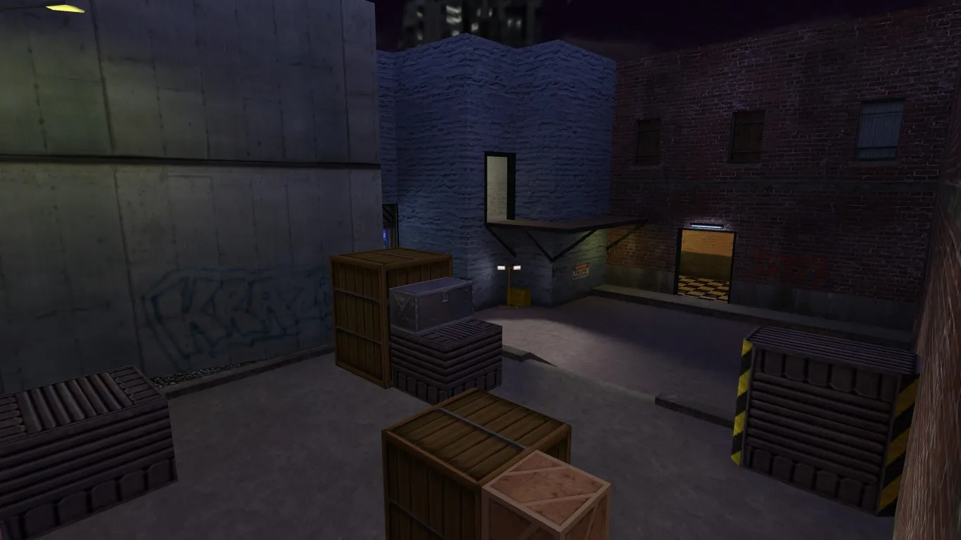 Скриншот de_cashalley для CS 1.6: обзор карты, точки, .nav для ботов и настройка под стабильный FPS