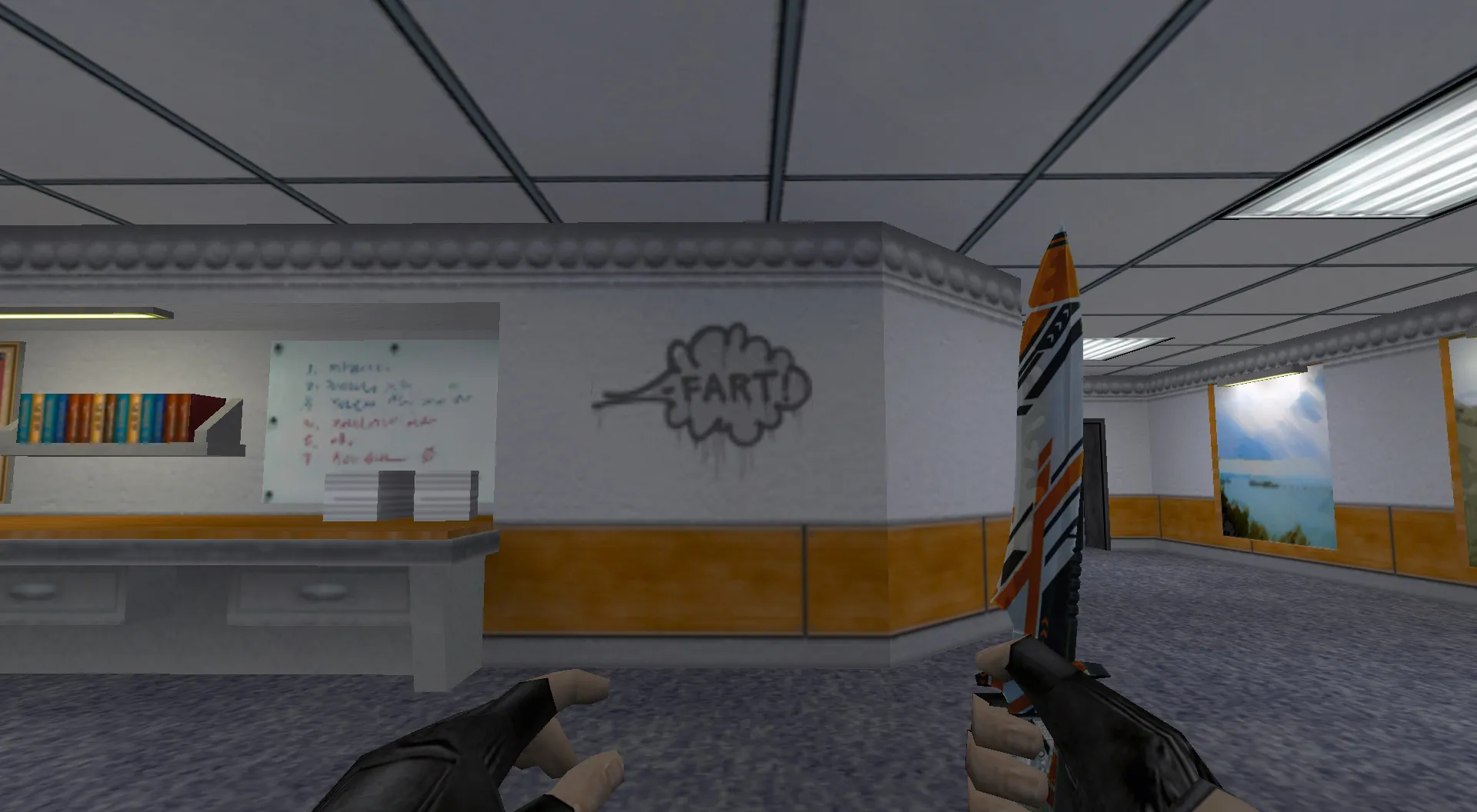 Скриншот Граффити «Пук» для CS 1.6 - Уникальное граффити из CS:GO