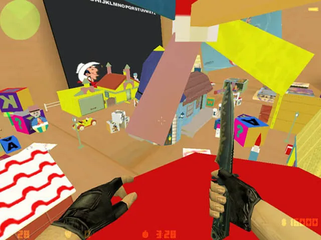 Скриншот  de_annees_rats_csz для CS 1.6: разбор карты, точки, .nav и оптимизация под 1.6