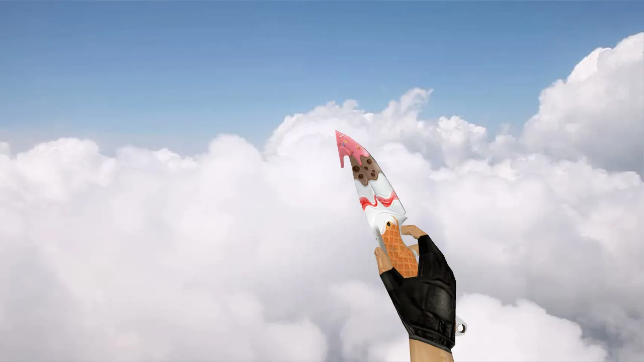 Скриншот Модель ножа «Gut Knife Revenge is Sweet» v_ модели для CS 1.6: звуки, анимация осмотра, текстуры и настройка