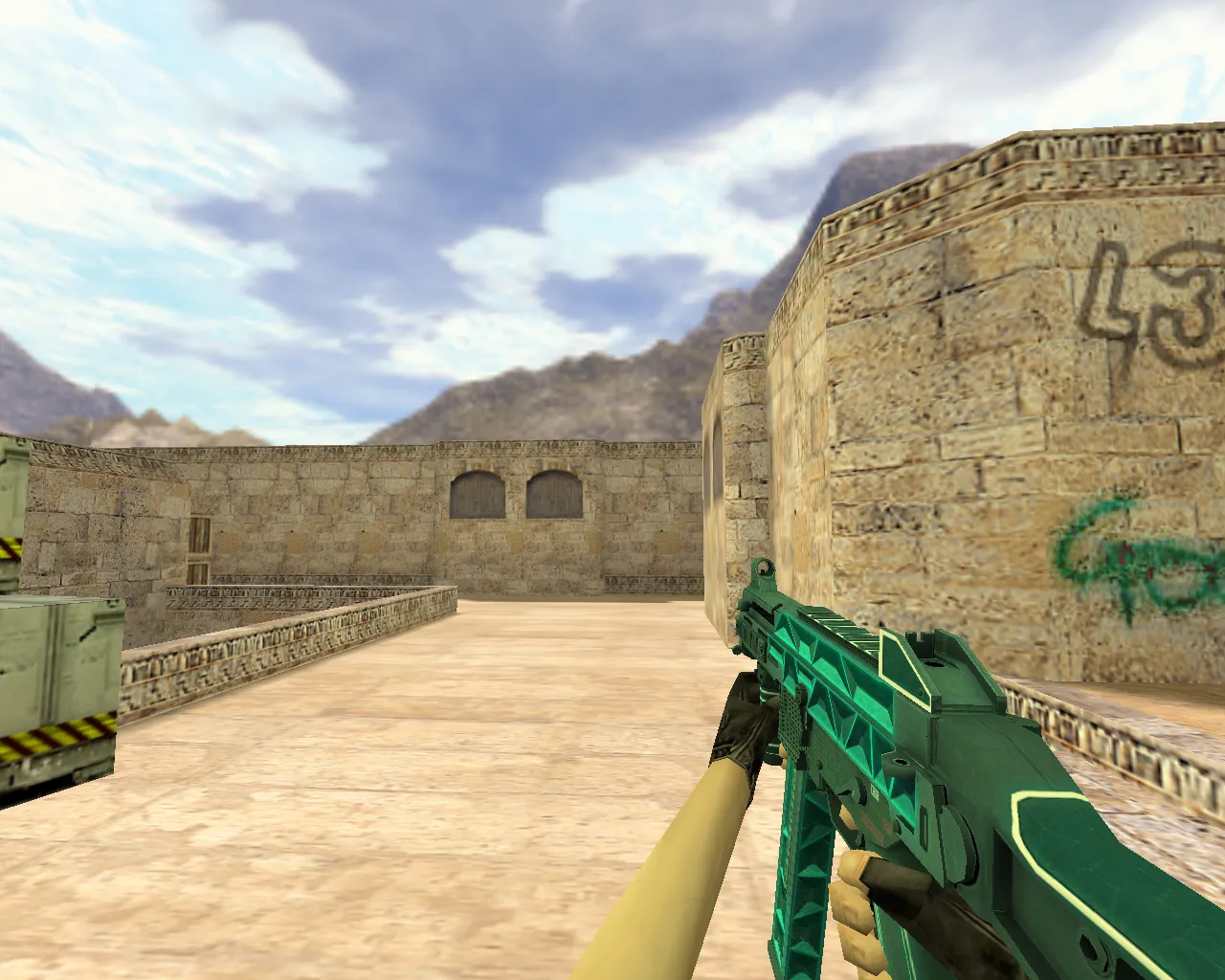 Скриншот Модель «UMP-45 Каркас» для CS 1.6 - Качество и Звук