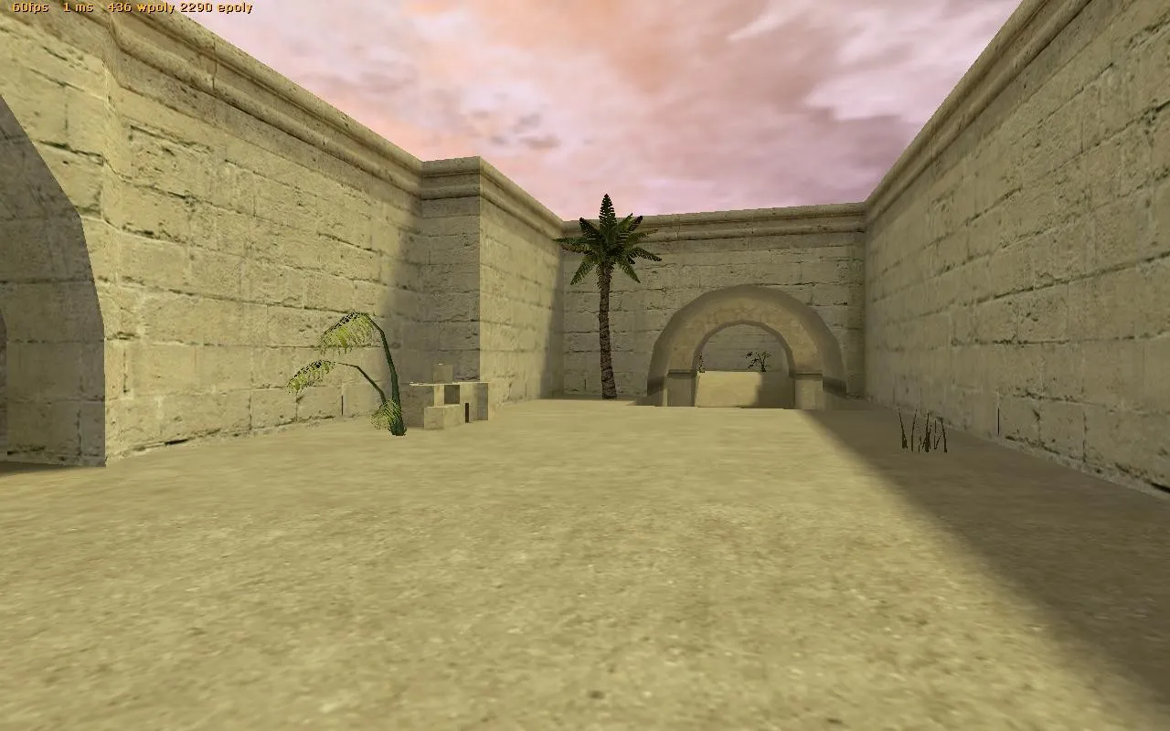 Скриншот Карта de_dually для CS 1.6: тактика за Т и КТ, точки, .nav для ботов и оптимизация wpoly/epoly