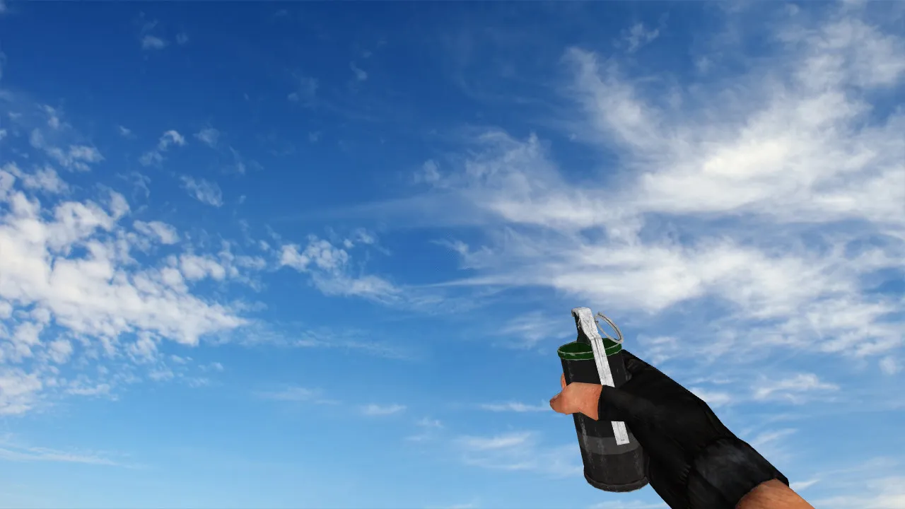 Скриншот Модель «M18 Smoke» для CS 1.6: v_ / p_ / w_ модели, звуки, анимация осмотра и качество текстур