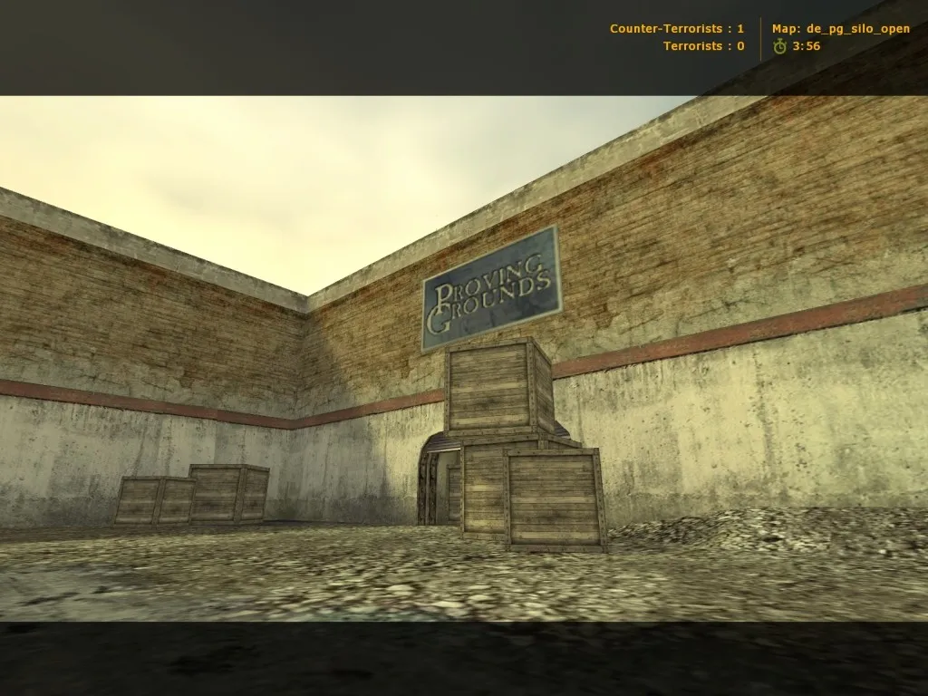 Скриншот  Карта de_pg_silo_open для CS 1.6 - Тактические возможности и баланс