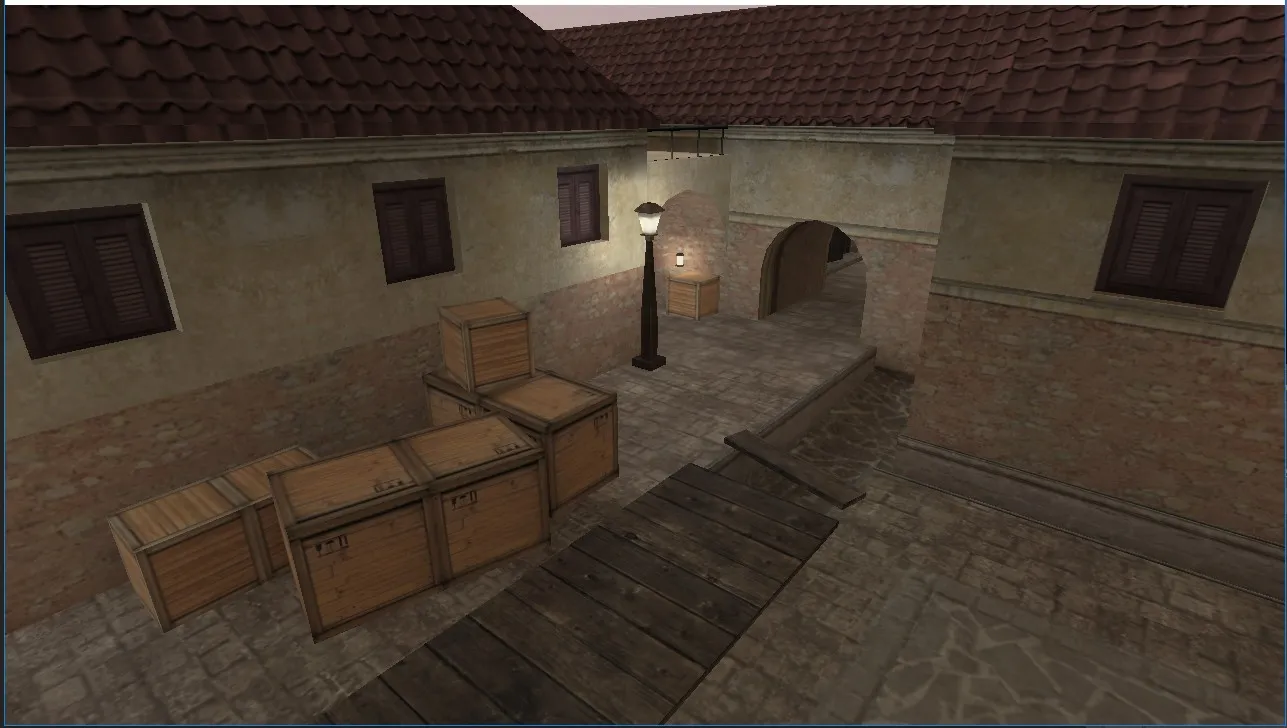 Скриншот  Карта de_pneumothorax для CS 1.6 — Тактика и особенности