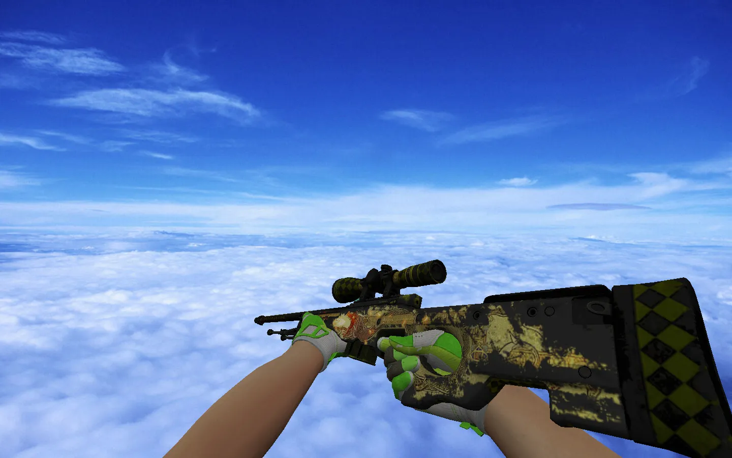 Скриншот Модель AWP Dragon Lore (Battle-Scarred) для CS 1.6 - Обзор и особенности