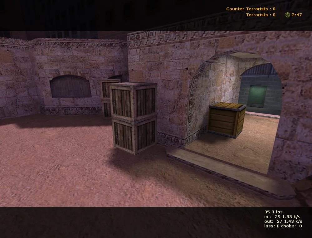 Скриншот  Карта de_assault32_c4 для CS 1.6: баланс сторон, точки под плент и контроль центра