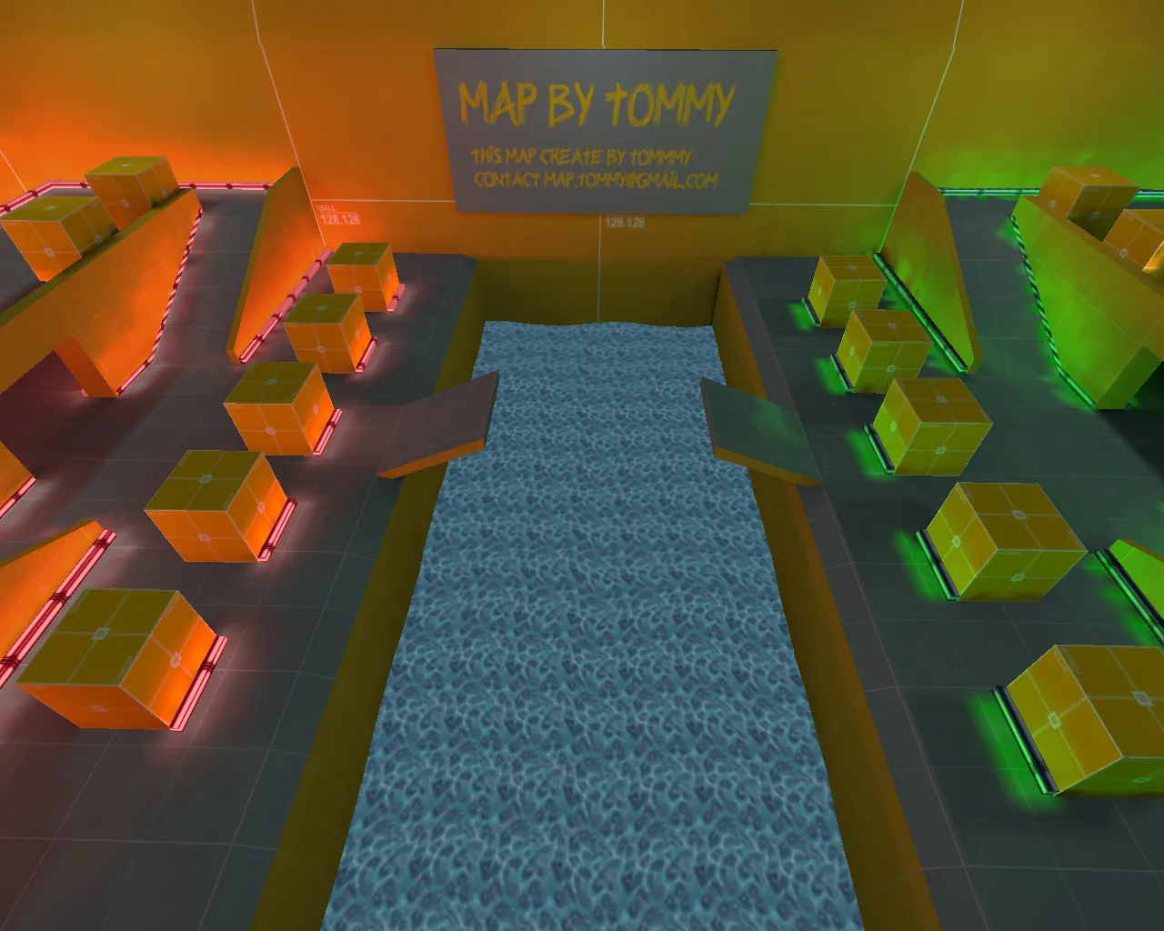 Скриншот  fy_S.B.G.A.E для CS 1.6: настройка раундов, точки спавна, проходимость и оптимизация карты