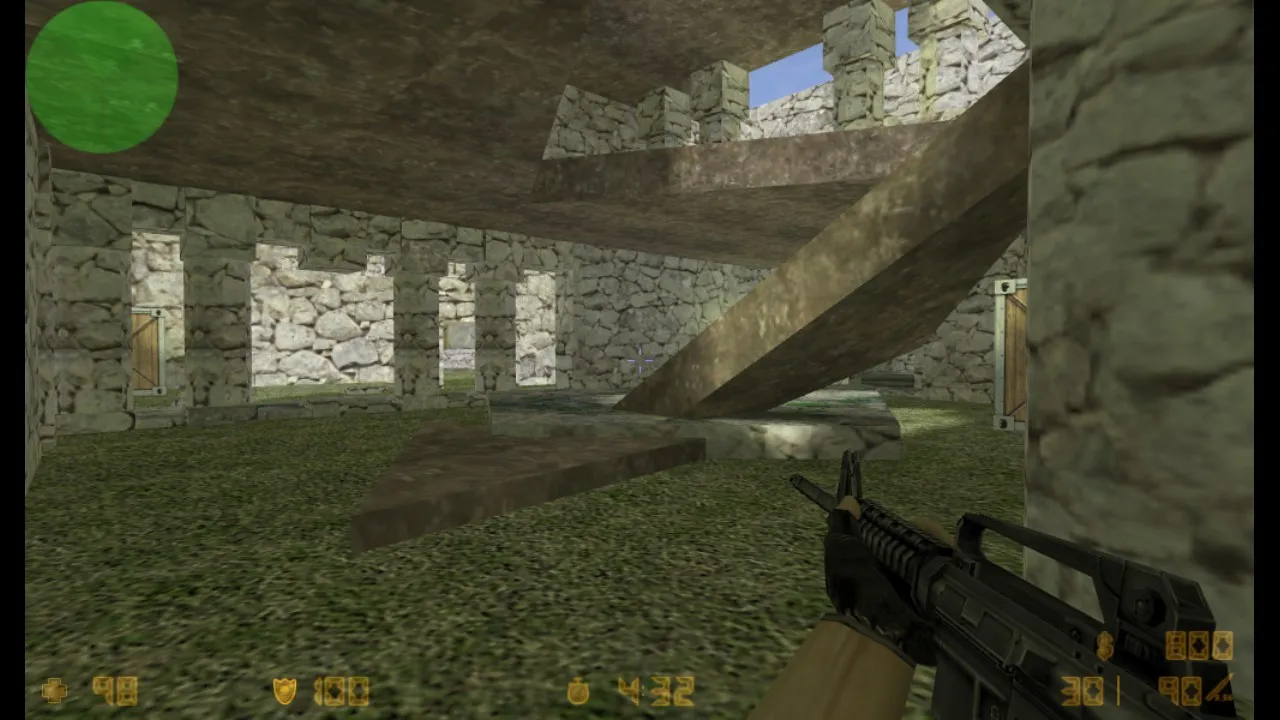 Скриншот de_1_sa1m9so — DE карта для CS 1.6: тактики за T и CT, точки, .nav и оптимизация