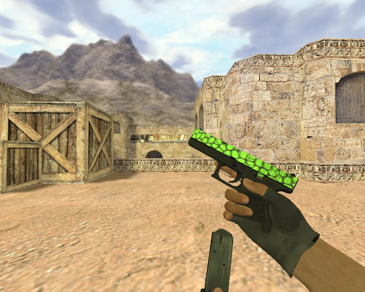Скриншот Модель Glock Черепаха для CS 1.6 - Качественная текстура и анимация