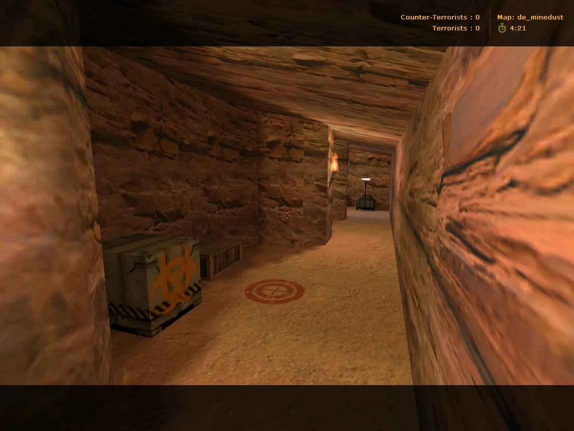 Скриншот Карта «de_minedust» для CS 1.6